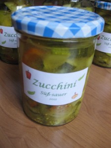 1 - Zucchini-süß-sauer